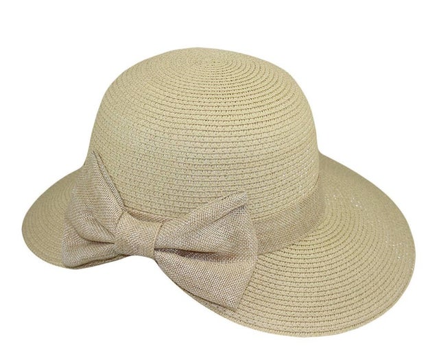 Get YuJianNi Wide Brim Sun Hat Sun Visor Straw Hat Delivered